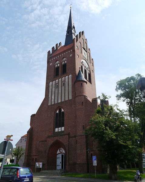 Turmuhr der Marienkirche Usedom