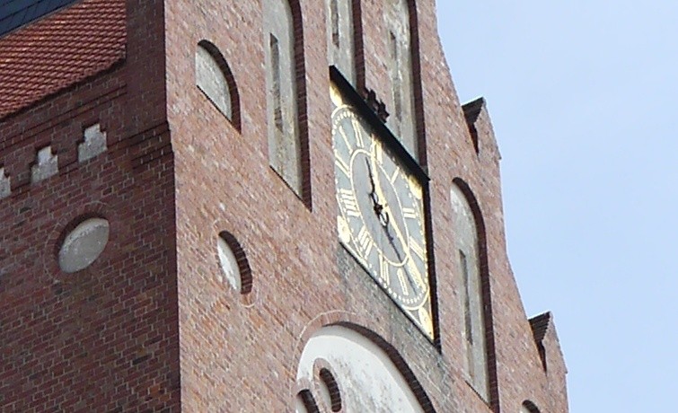 Turmuhr der Marienkirche Usedom